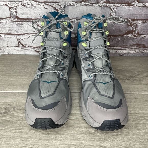 COPY - COPY - Hoka One Anacapa Mid GTX Gray Blue Hiking Boots 1122018-SBCRL Men… - Picture 2 of 16